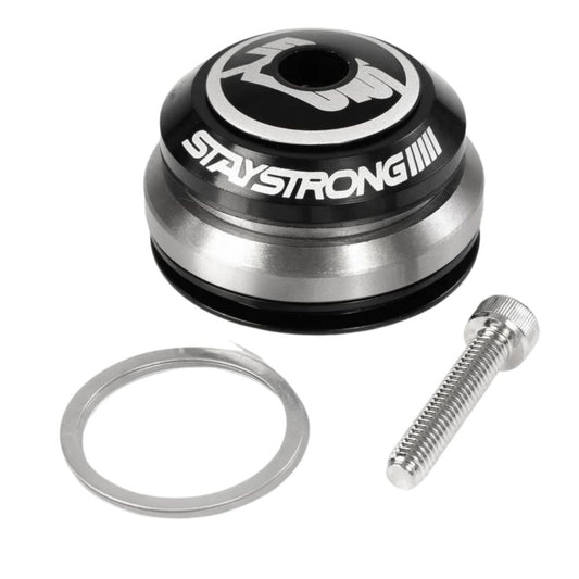 Stay Strong 1''-1/8 - 1.5" - Tapered Integrated Headset - Black