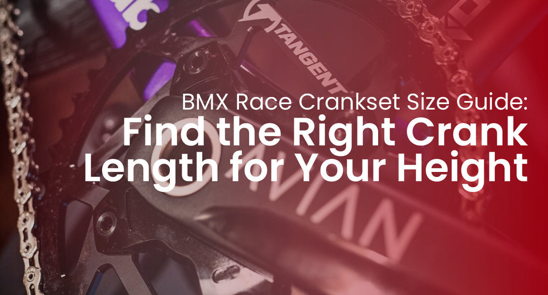 BMX Race Crankset Size Guide: Find the Right Crank Length for Your Height
