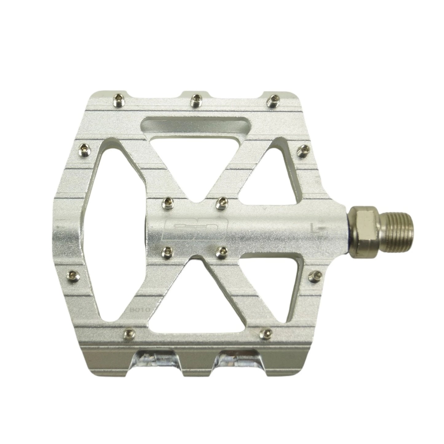 SD CNC V2 Expert BMX Race/MTB/Downhill Flat Pedals - Silver