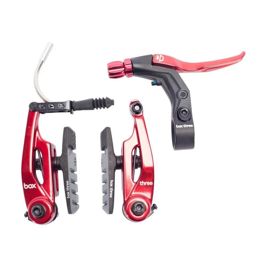 Box Three BMX Race Brake Kit - Red