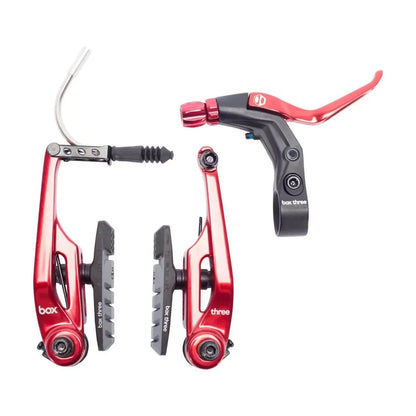 Box Three BMX Race Brake Kit - Red