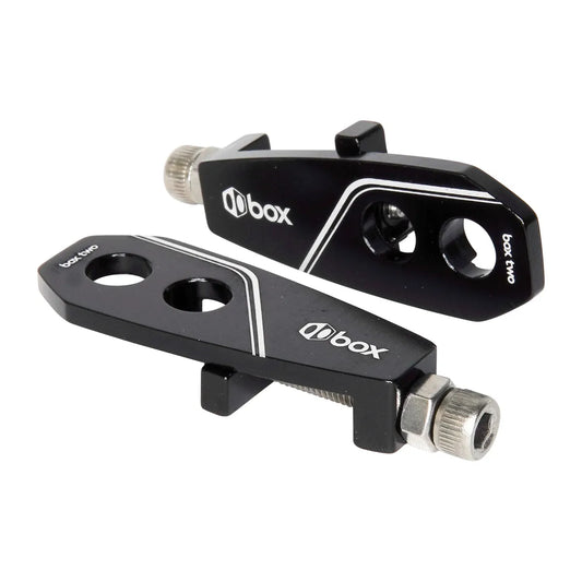 Box Two Chain Tensioner x2 Axle Hole - 10mm - Black