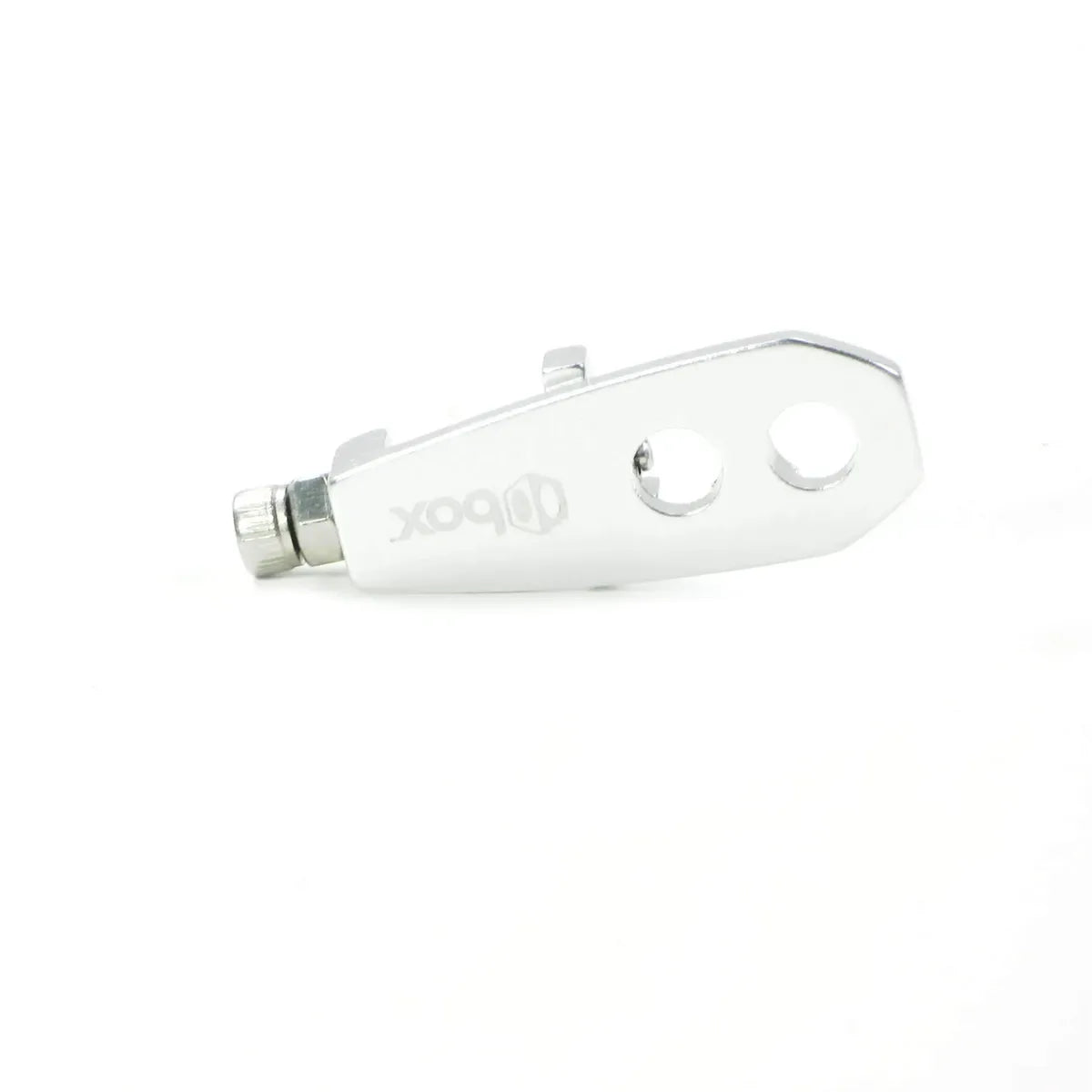 Box Two Chain Tensioner x2 Axle Hole - 10mm - Silver