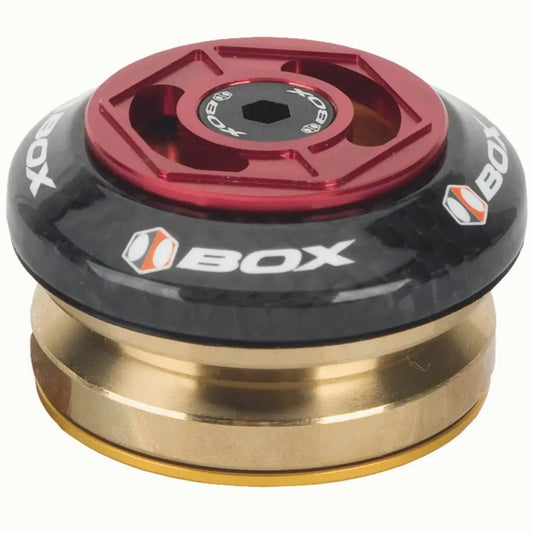 Box One Carbon Integrated BMX Race Headset - Red