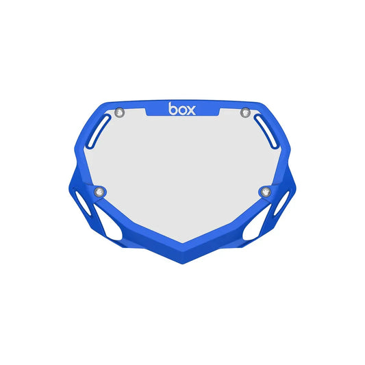 Box Two BMX Race Number Plate - Blue