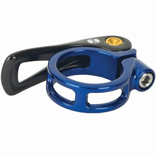 Box One Quick Release BMX Race Seat Clamp - Blue