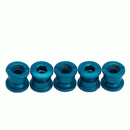 Answer Alloy BMX Race Chainring Bolt Kit - Blue