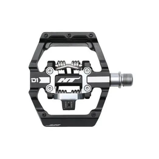 HT D1 Duo BMX Race/MTB/Downhill Clip Pedals -  Black