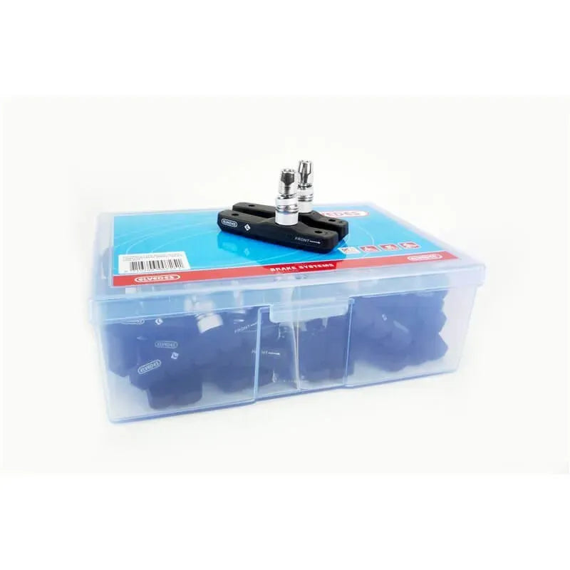 Elvedes BMX Race/MTB/Downhill Brake Pads - 72mm - 25 Pairs - Black