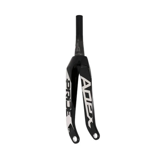 Pride Racing Apex Tapered Carbon BMX Race Fork - UD Gloss/Chrome