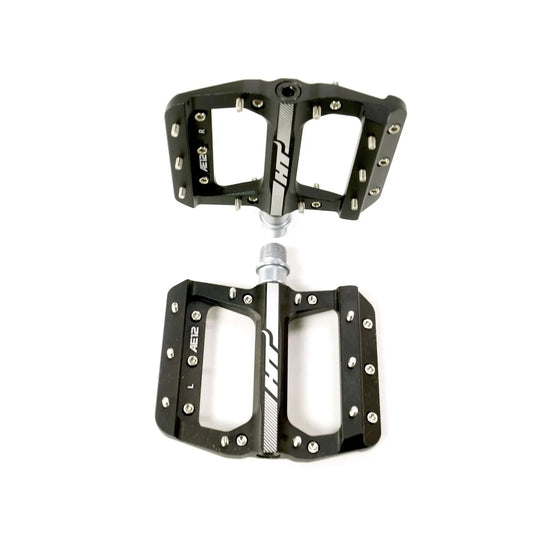 HT AE12 SX BMX Race/MTB/Downhill Flat Pedals - Black