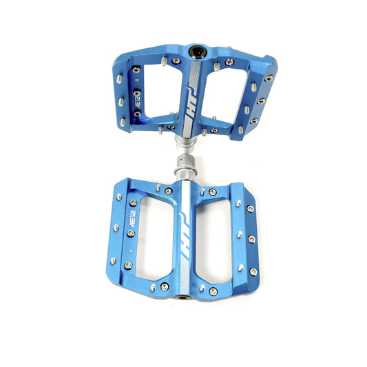 HT AE12 SX BMX Race/MTB/Downhill Flat Pedals - Marine Blue