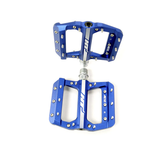 HT AE12 SX BMX Race/MTB/Downhill Flat Pedals - Royal Blue