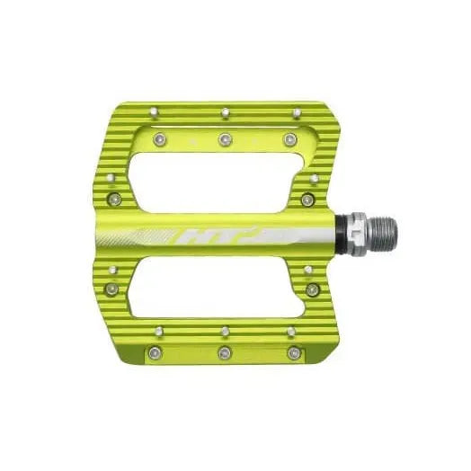 HT ANS01 SX BMX Race/MTB/Downhill Flat Pedals - Apple Green