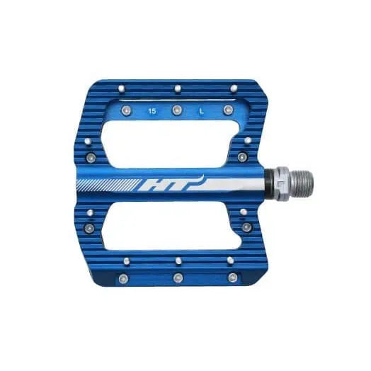 HT ANS01 SX BMX Race/MTB/Downhill Flat Pedals - Royal Blue