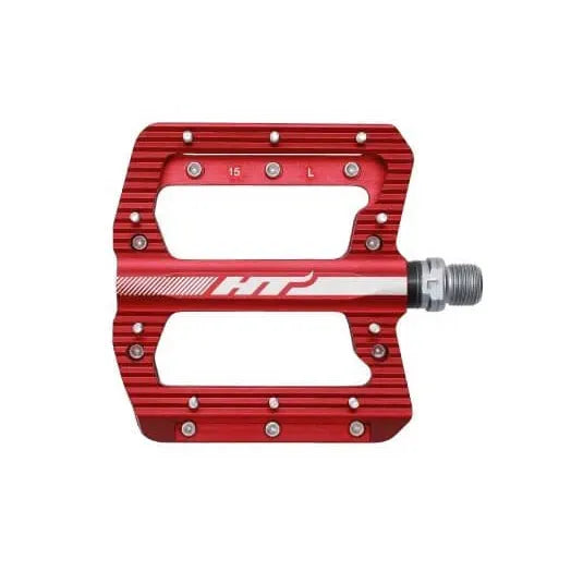 HT ANS01 SX BMX Race/MTB/Downhill Flat Pedals - Red