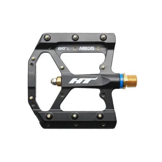 HT ME03T Evomag BMX Race/MTB/Downhill Pedals Titanium Axle - Black