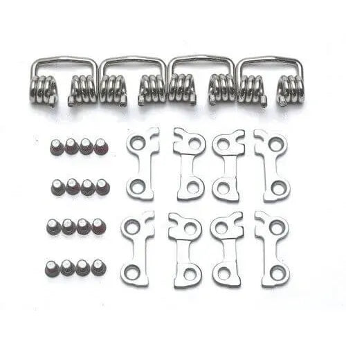 HT T2 SX BMX Race/MTB/Downhill Clip Pedal Spare Parts - Silver