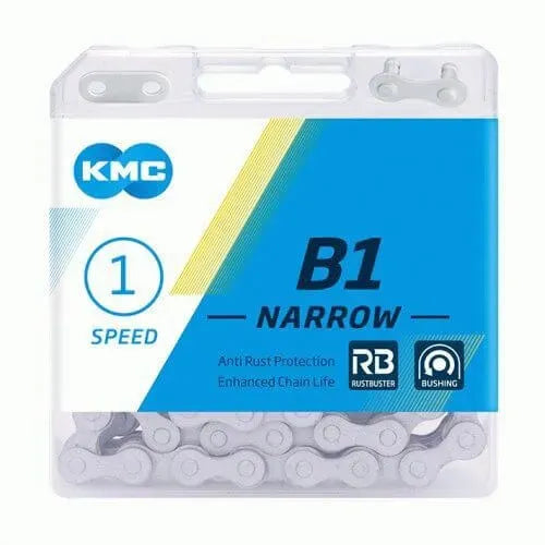 KMC B1 3/32 BMX Race/MTB/Downhill Chain - Silver