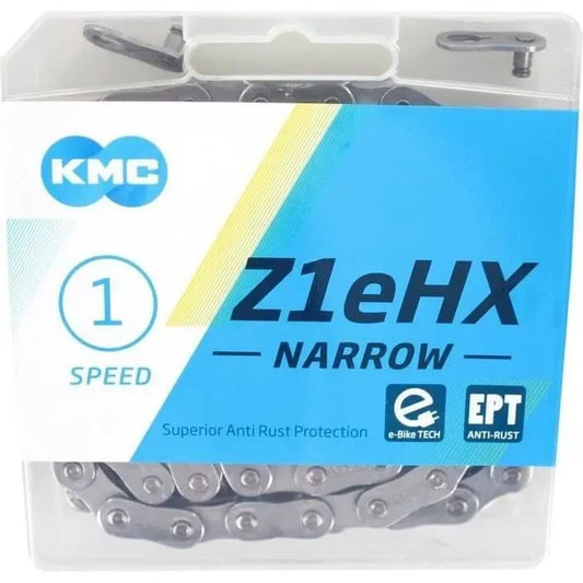 Kmc Z1eHX 3/32 BMX Race/MTB/Downhill Chain Silver