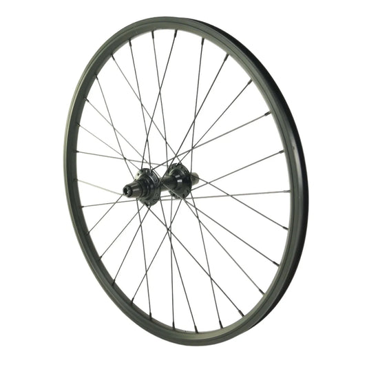 LB Male Axle Front BMX Race Wheel - 28H - Black