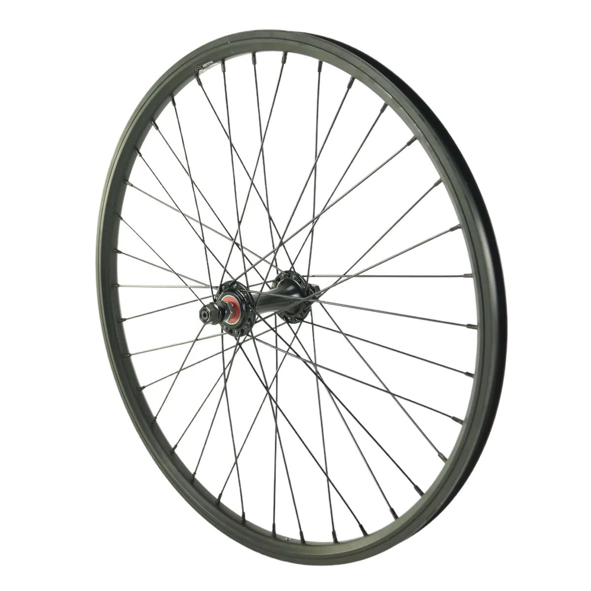 LB Male Axle Front BMX Race Wheel - 36H - Black