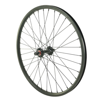 LB Male Axle Front BMX Race Wheel - 36H - Black