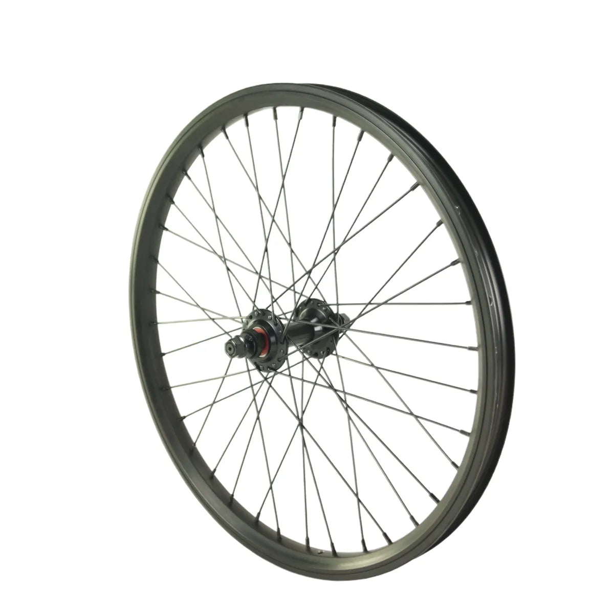 LB Male Axle Front BMX Race Wheel - 36H - Black