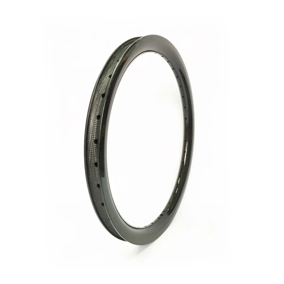 LB Carbonfiber 3K BMX Race Front Rim - 36H - Black