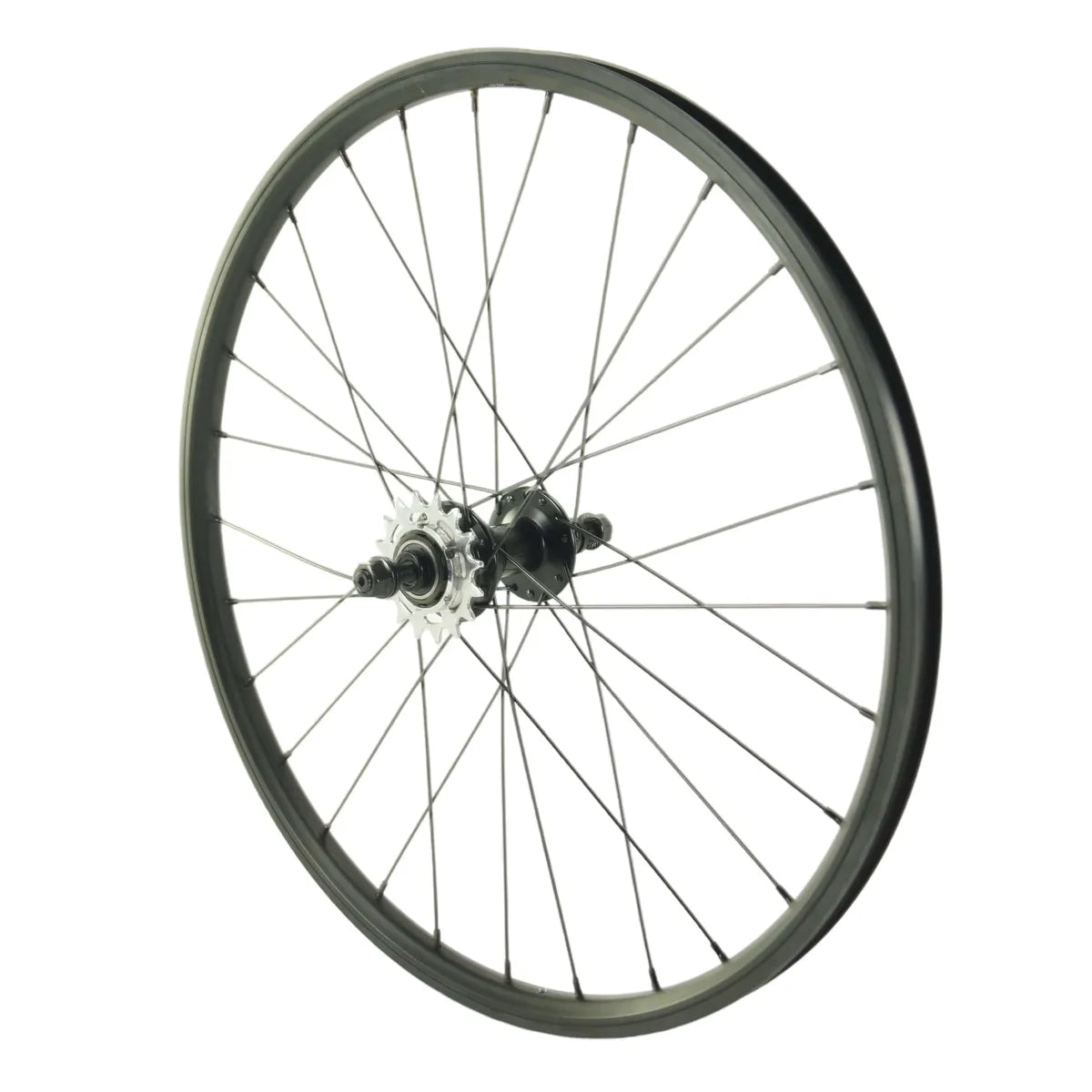 LB Male Axle 4 Pawl Cassette Hub Rear Wheel - 28H - Black