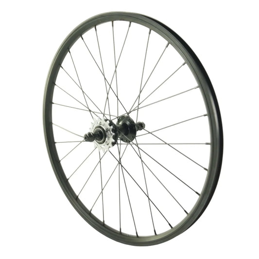 LB Male Axle 4 Pawl Cassette Hub Rear Wheel - 28H - Black