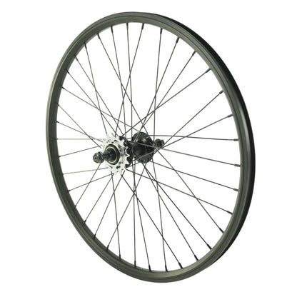 LB Male Axle 4 Pawl Cassette Hub Rear BMX Race Wheel - 36H - Black