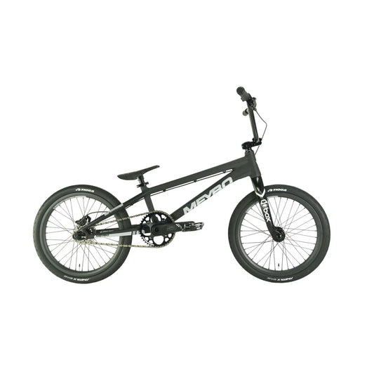 Meybo Patron 2024 BMX Race Bike - Matte Black/Shiny Grey