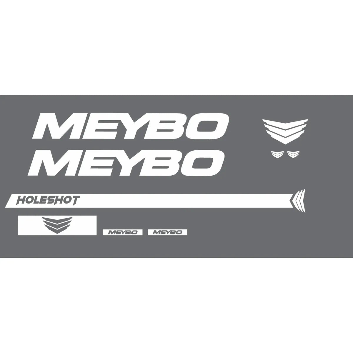 Meybo Holeshot Decal Kit - White