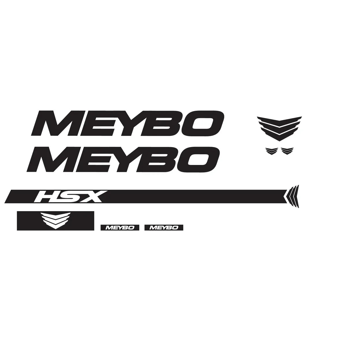 Meybo HSX Decal Kit - Black