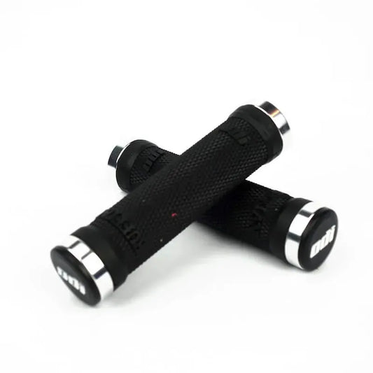 ODI Ruffian Meybo Lock-On BMX Race/MTB/Downhill Grips - 130mm - Black/Silver Clamps