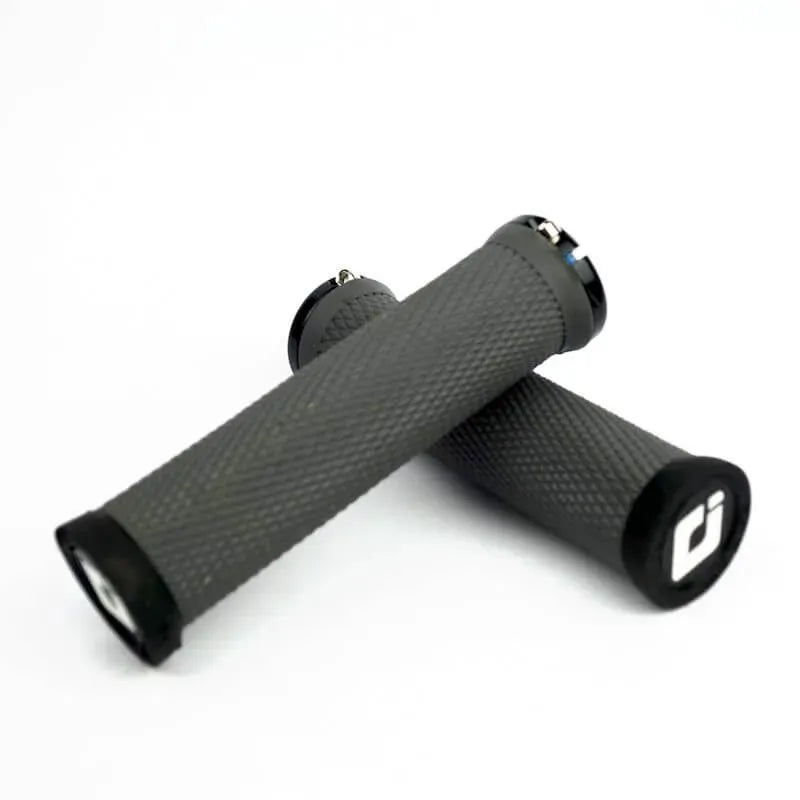 ODI Elite Motion Lock-On BMX Race/MTB/Downhill Grips - 130mm - Graphite/Black Clamps