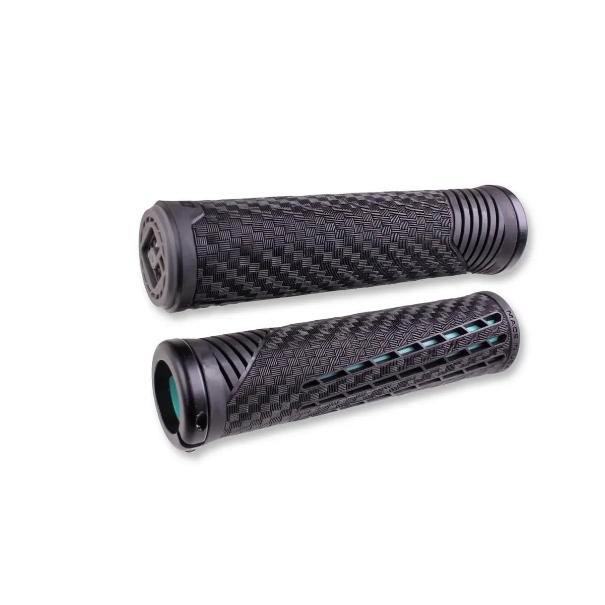 ODI  Connor Fields V2.1 Lock-On BMX Race/MTB/Downhill Grips - 135mm - Black/Mint/Black Clamps