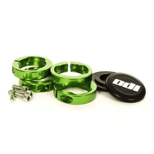 ODI Lock-On Jaw BMX Race/MTB/Downhill Grip Clamps - Green