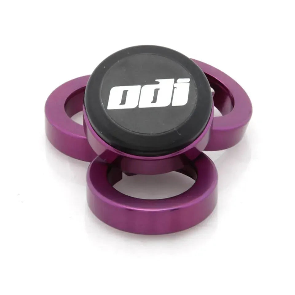 ODI Lock-On Jaw BMX Race/MTB/Downhill Grip Clamps - Purple