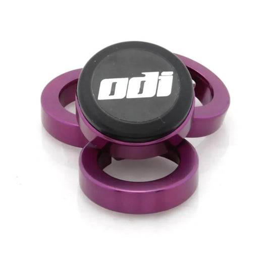 ODI Lock-On Jaw BMX Race/MTB/Downhill Grip Clamps - Purple