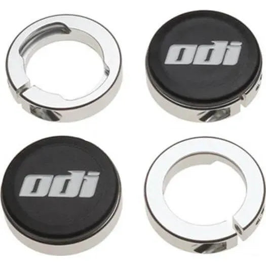 ODI Lock-On Jaw BMX Race/MTB/Downhill Grip Clamps - Silver
