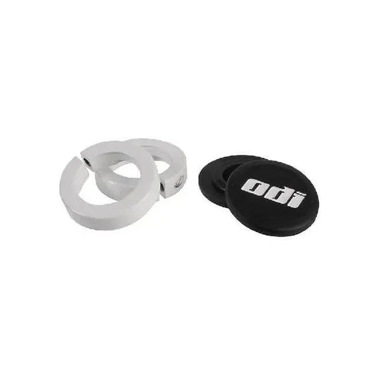 ODI Lock-On Jaw BMX Race/MTB/Downhill Grip Clamps - White
