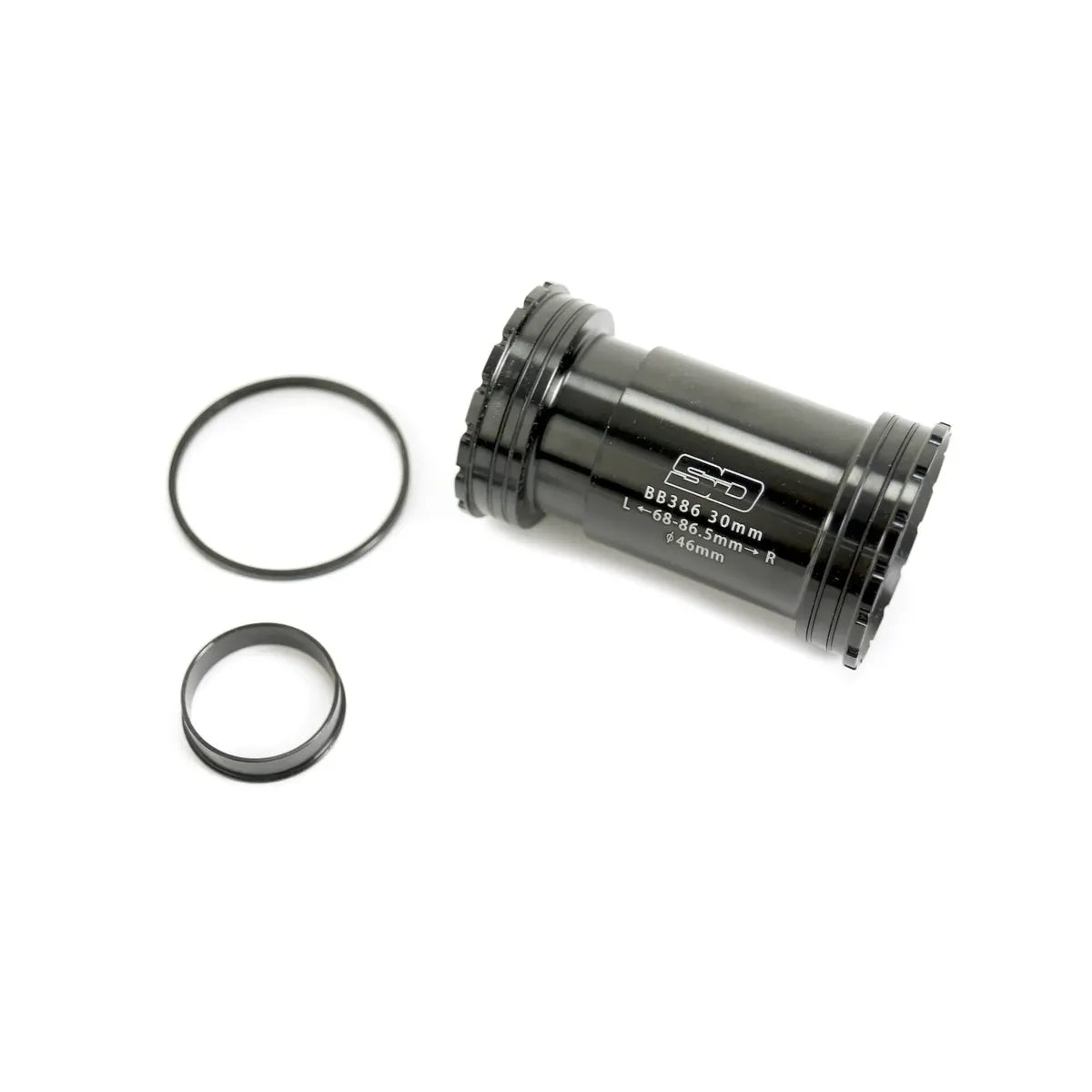 SD BMX Race Bottom Bracket Threaded Lock - BB386 - Black