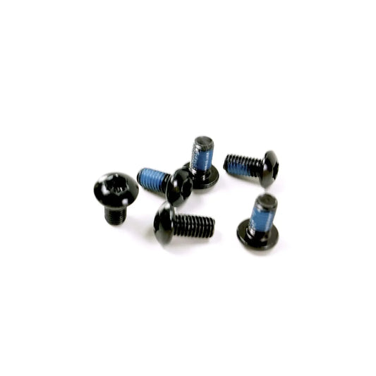 SD BMX Race/MTB/Downhill Bengal Rotor Fixing Bolts M5 - 6Pcs - Black