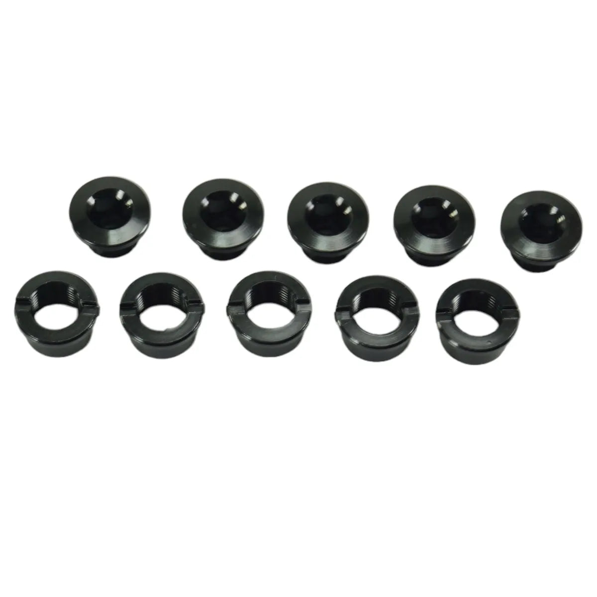 SD Alloy BMX Race Chainring Bolts - 5Pcs - Black