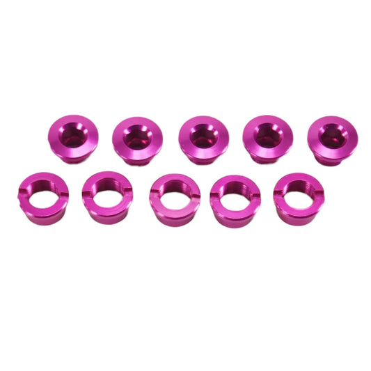 SD Alloy BMX Race Chainring Bolts - 5Pcs - Pink
