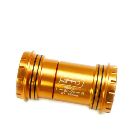 SD BMX Race Bottom Bracket Threaded Lock - BB30 - Orange