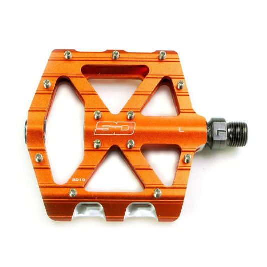 SD CNC V2 Expert BMX Race/MTB/Downhill Flat Pedals - Orange