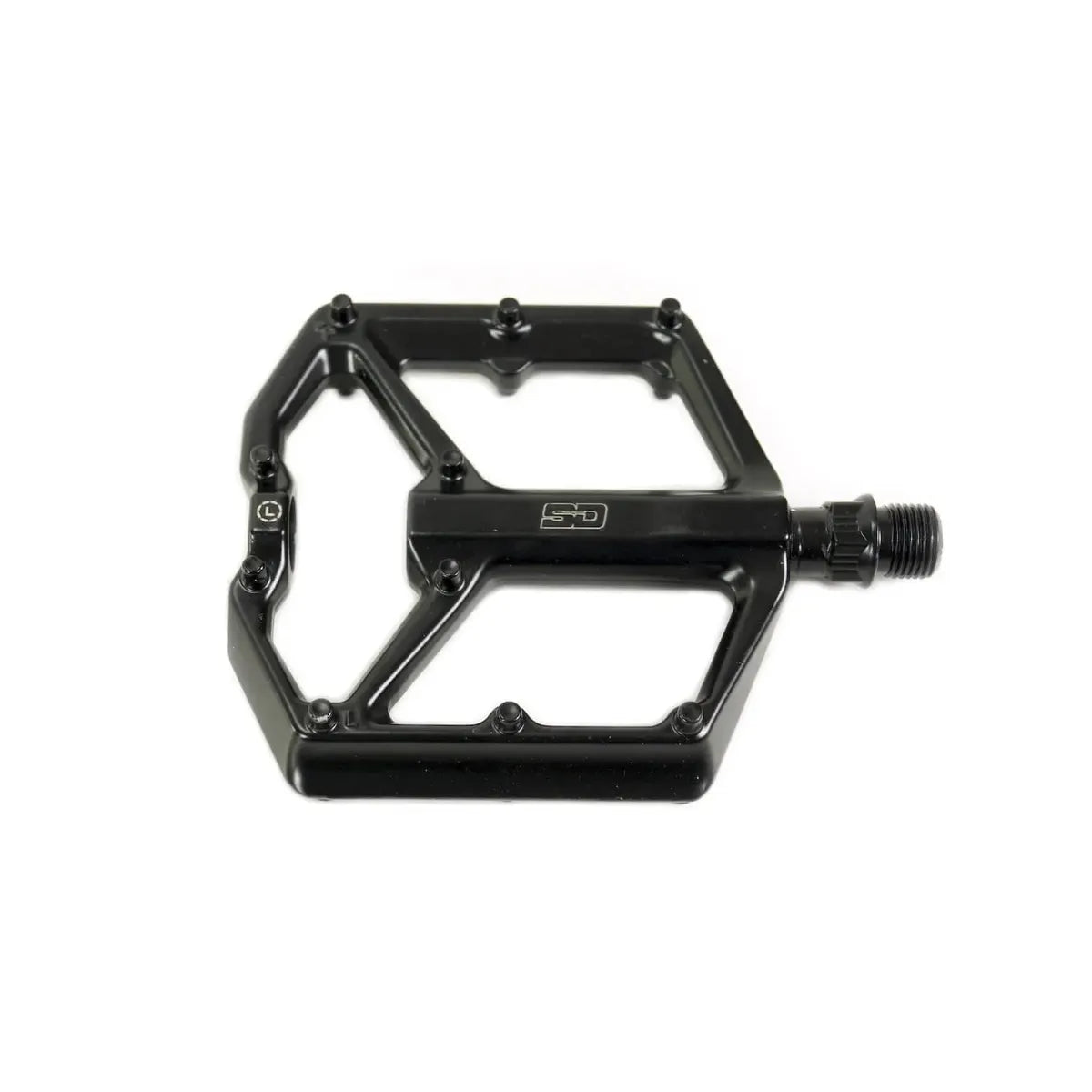 SD CNC Aluminium BMX Race/MTB/Downhill Flat Pedal - Black